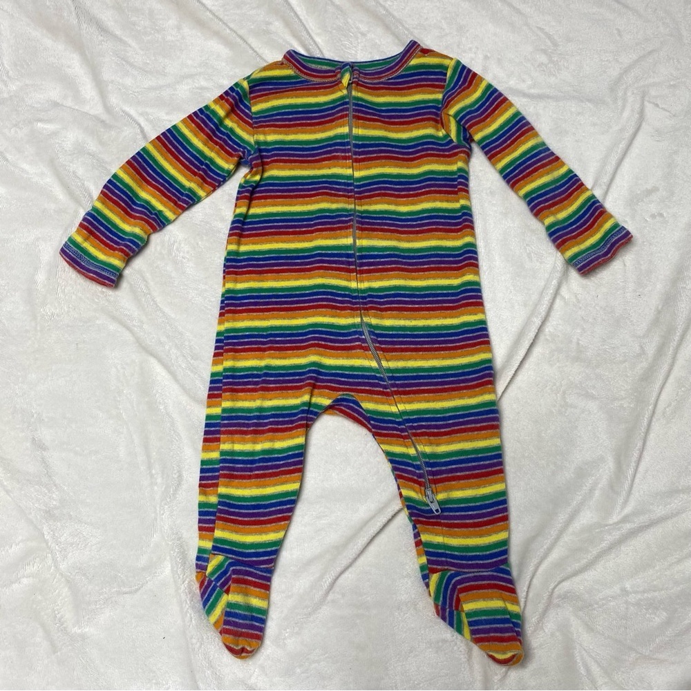 Old Navy 3-6 Month Rainbow Stripe Sleeper